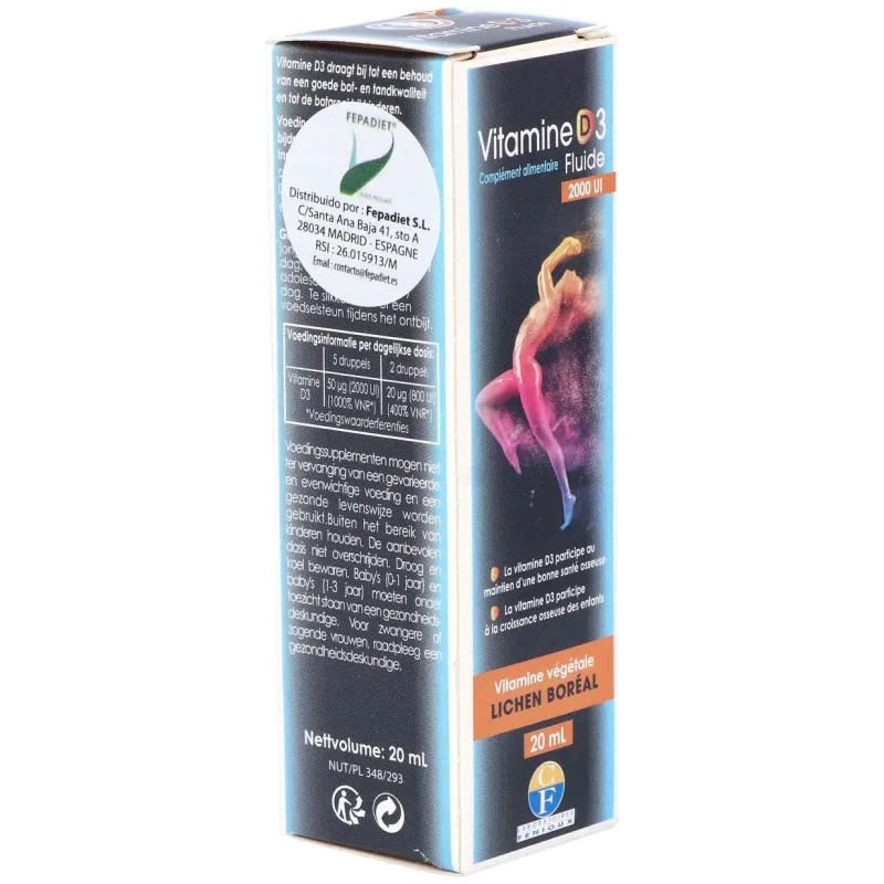 Fenioux vitamina d3 2000ui 20ml | Farmacia Barata
