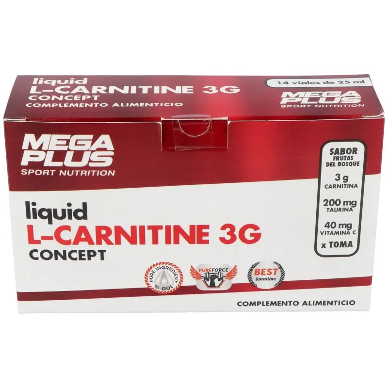 Mega plus l-carnitine concept 14 viales | Farmacia Barata Mega plus l-carnitine concept 14 viales | Farmacia Barata