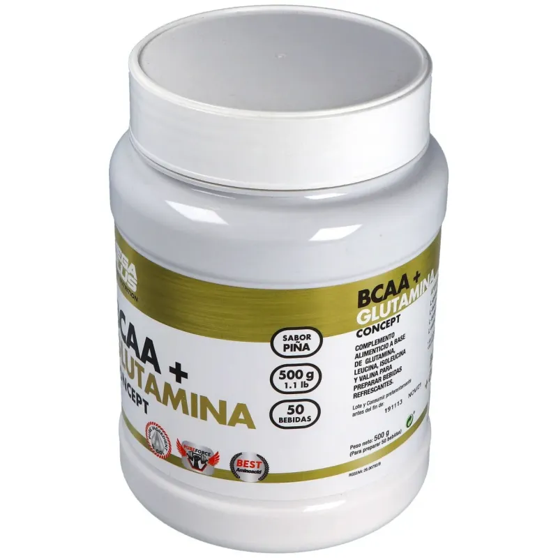 Mega plus bcaa+glutamina concept piña 500g | Farmacia Barata