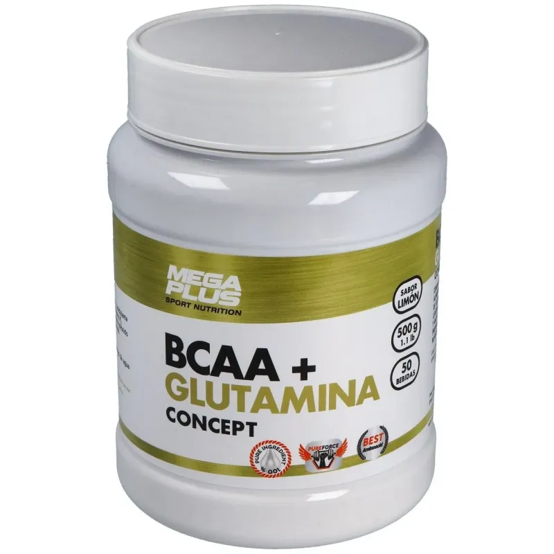 Bcaa+glutamina concept limon 500gr. | Farmacia Barata