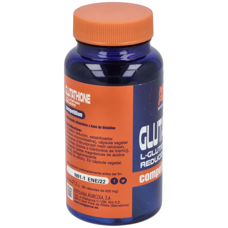 Mega plus glutathione competition 60 caps | Farmacia Barata
