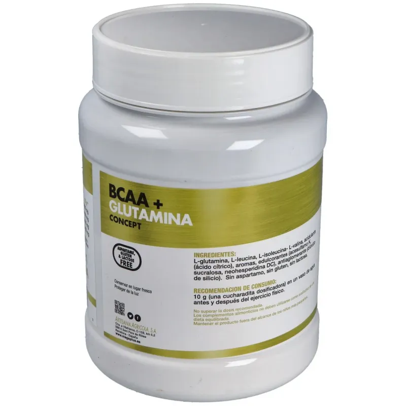 Bcaa+glutamina concept limon 500gr. | Farmacia Barata