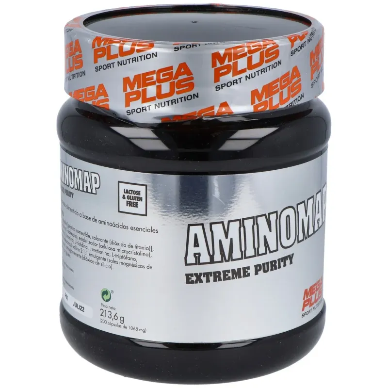 Mega plus aminomap extreme purity 200caps | Farmacia Barata