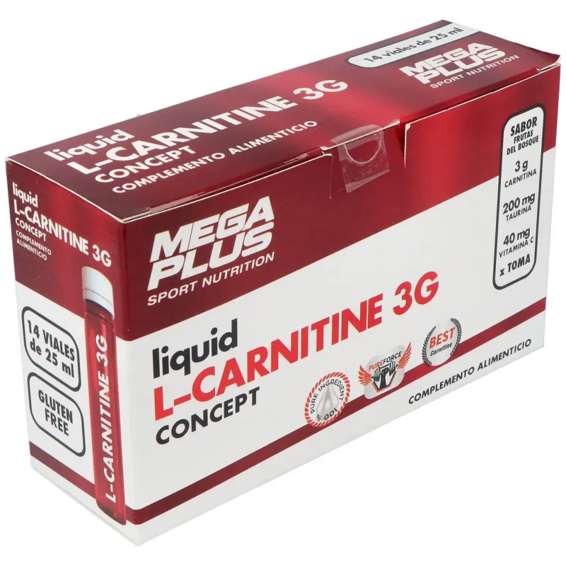 Mega plus l-carnitine concept 14 viales | Farmacia Barata Mega plus l-carnitine concept 14 viales | Farmacia Barata