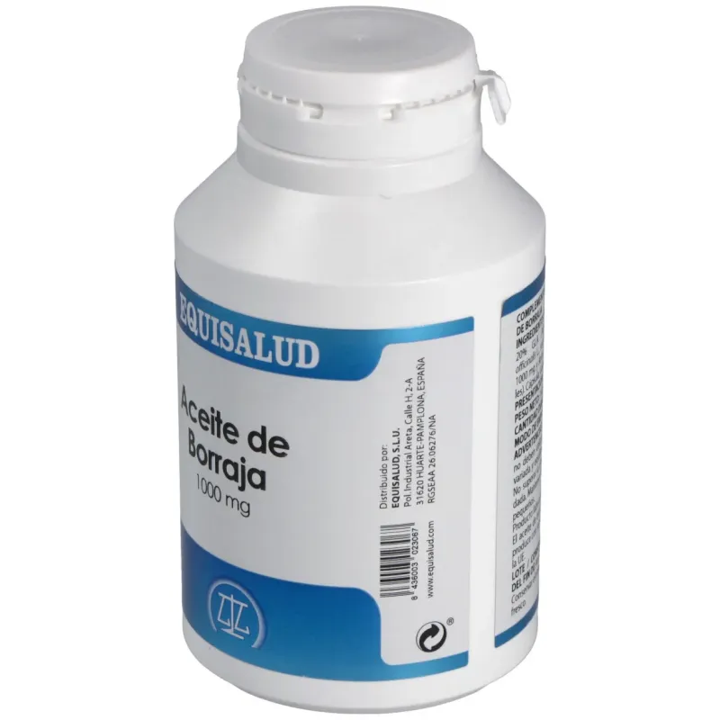 Equisalud aceite de borraja orgánico 1000mg 120cáps | Farmacia Barata