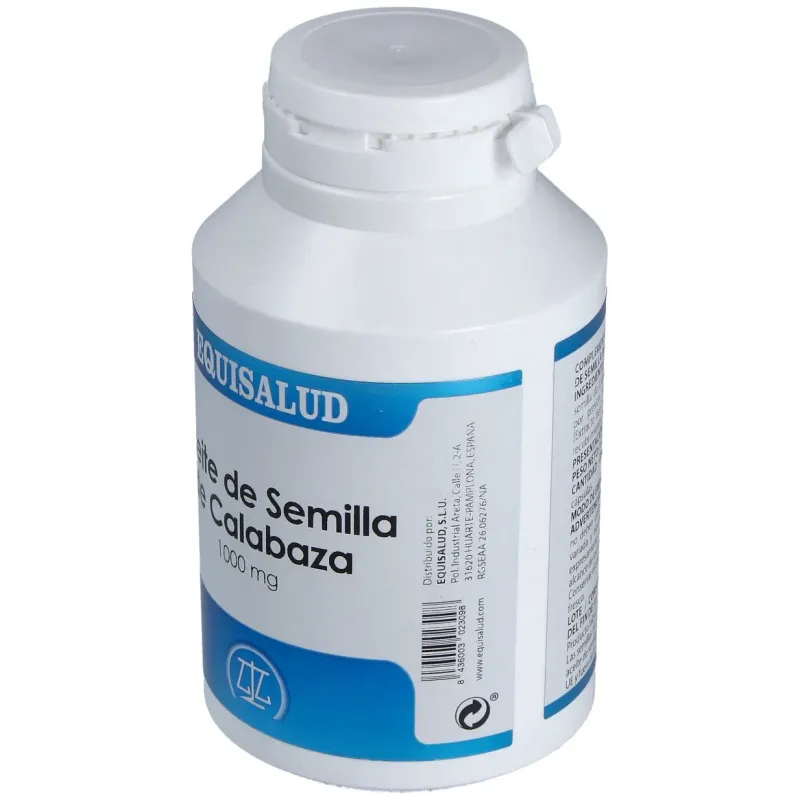 Equisalud aceite de semilla de calabaza 1000mg 120caps | Farmacia Barata