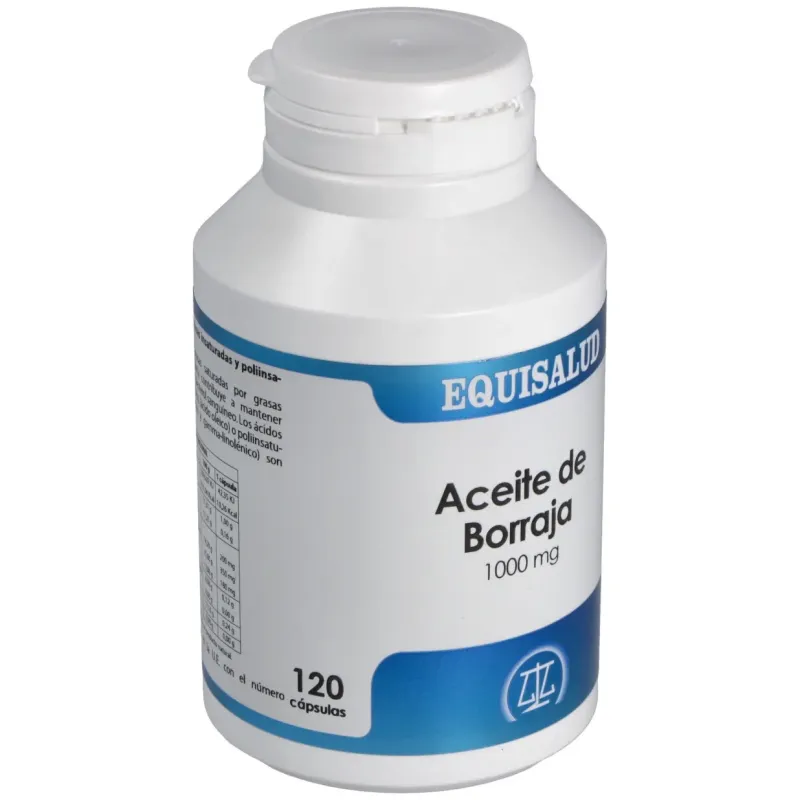 Equisalud aceite de borraja orgánico 1000mg 120cáps | Farmacia Barata