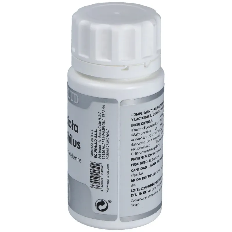 Equisalud microbiota acidophilus 60caps | Farmacia Barata