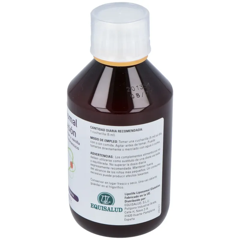 Equisalud lipolife liposomal glutatión albaricoque y vainilla 250ml | Farmacia Barata Equisalud lipolife liposomal glutatión albaricoque y vainilla 250ml | Farmacia Barata