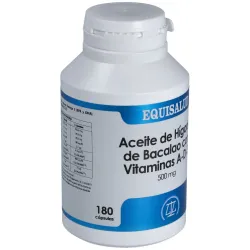 Equisalud aceite higado de bacalao con vitaminas ade 500mg 180 perlas | Farmacia Barata