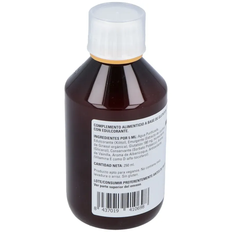 Equisalud lipolife liposomal glutatión albaricoque y vainilla 250ml | Farmacia Barata Equisalud lipolife liposomal glutatión albaricoque y vainilla 250ml | Farmacia Barata