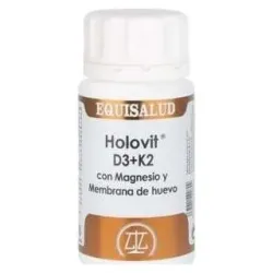 Holovit d3+k2 con magnesio y membrana de huevo 50caps