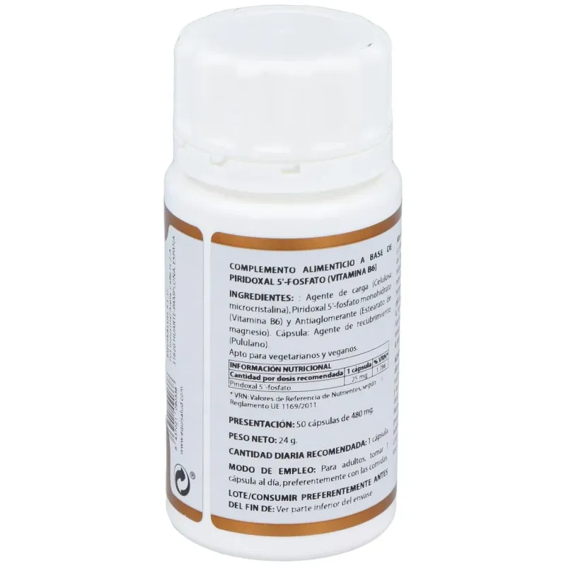 Holovit piridoxal-5-fosfato 25mg vit. b6 50cap | Farmacia Barata
