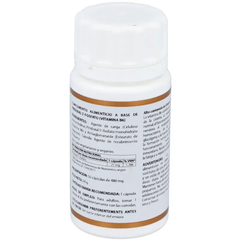 Holovit piridoxal-5-fosfato 25mg vit. b6 50cap | Farmacia Barata