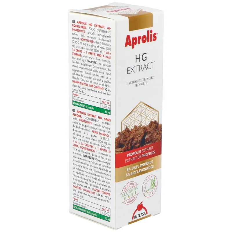 Intersa aprolis extracto sin alcohol hg 50ml | Farmacia Barata