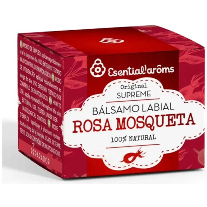 Esential aroms protector labial rosa mosqueta 6ml | Farmacia Barata