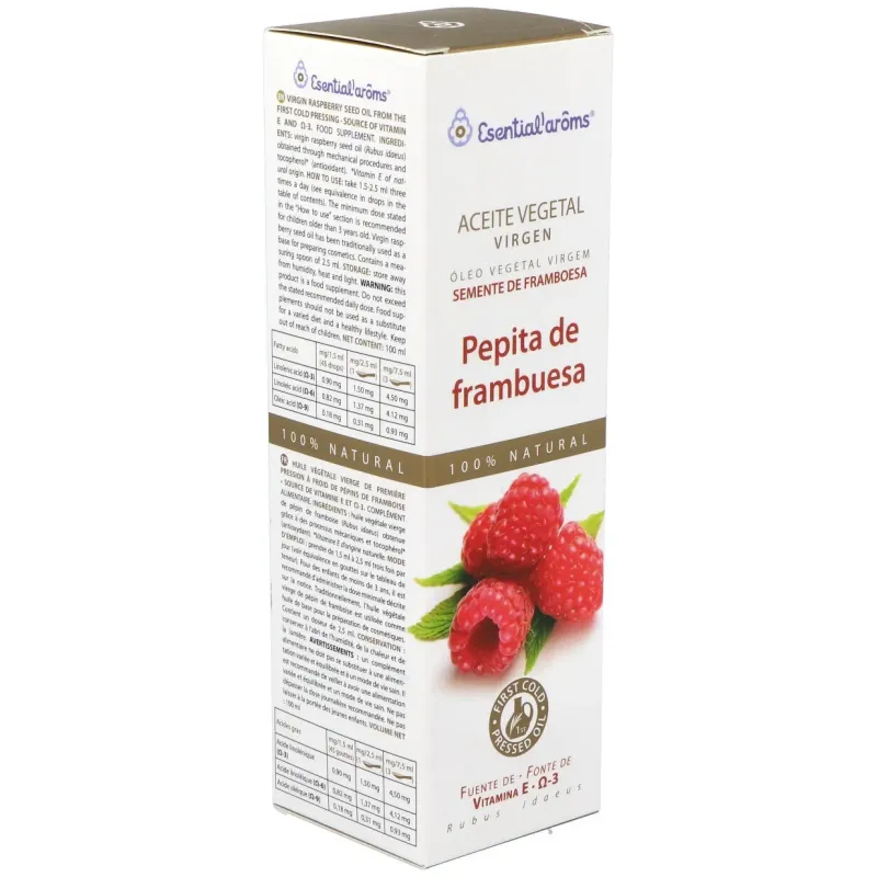 Esential aroms aceite frambuesa antiedad 100ml | Farmacia Barata