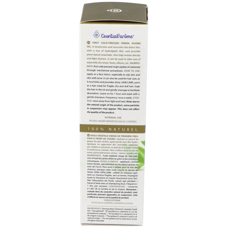 Esential aroms aceite de jojoba 100ml | Farmacia Barata
