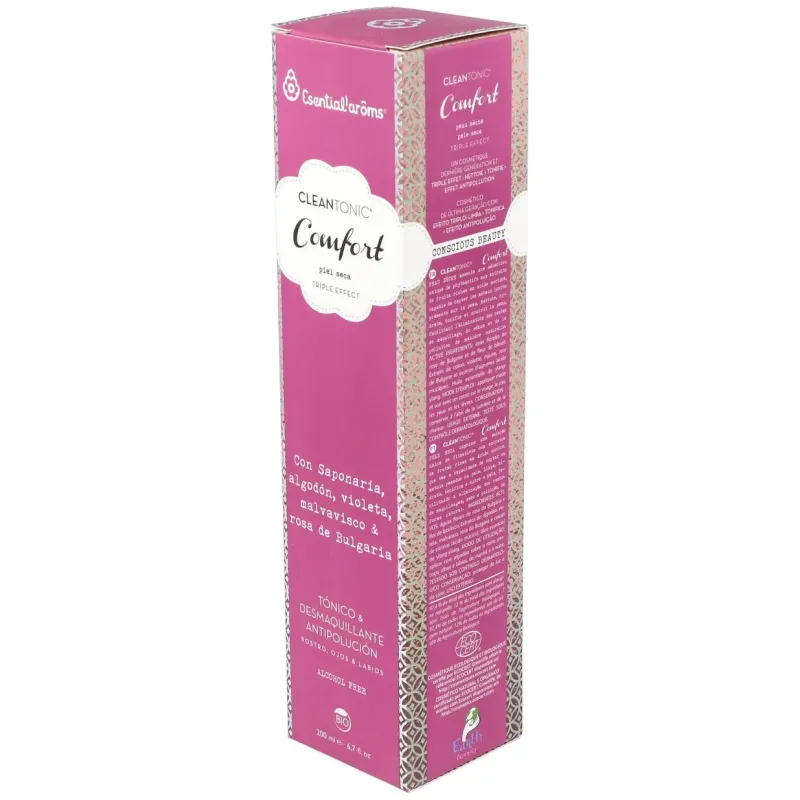 Esential'arôms desmaquillante cleantonic comfort piel seca 200ml | Farmacia Barata