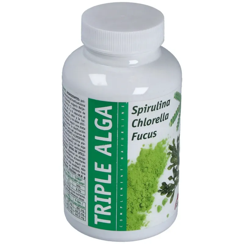 Triple alga chlorella espirulina fucus 120 cap intersa | Farmacia Barata