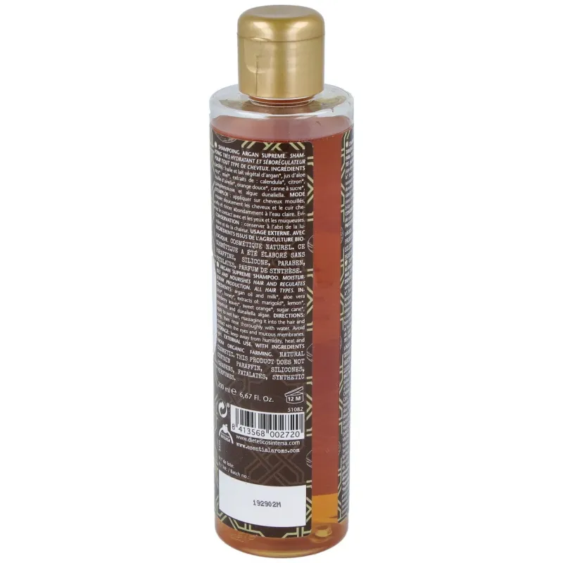 Argan supreme champu 200 ml esential aroms intersa | Farmacia Barata