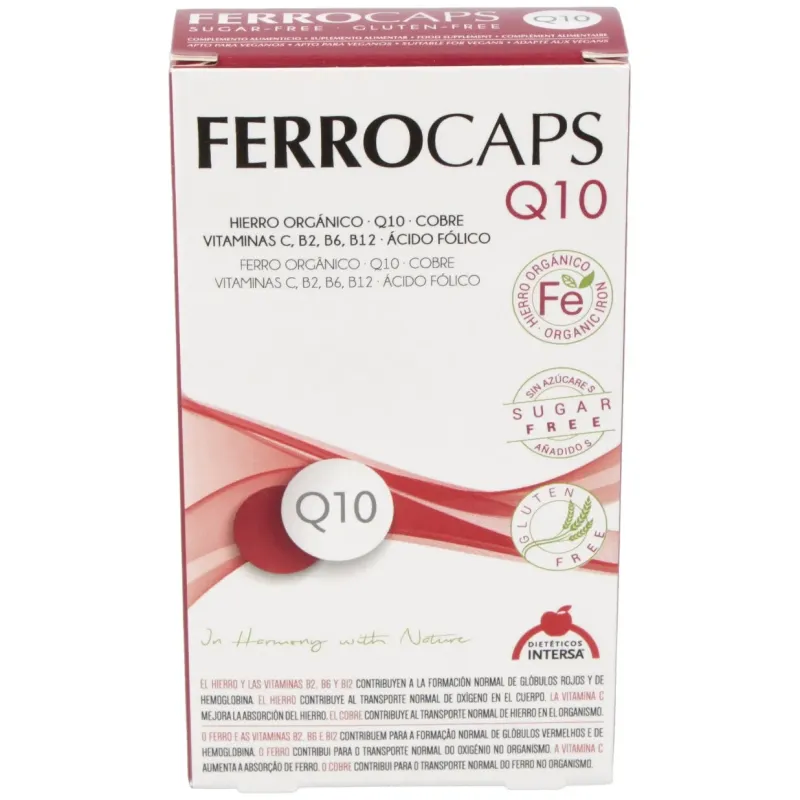 Intersa ferrocaps q10 60 capsulas | Farmacia Barata