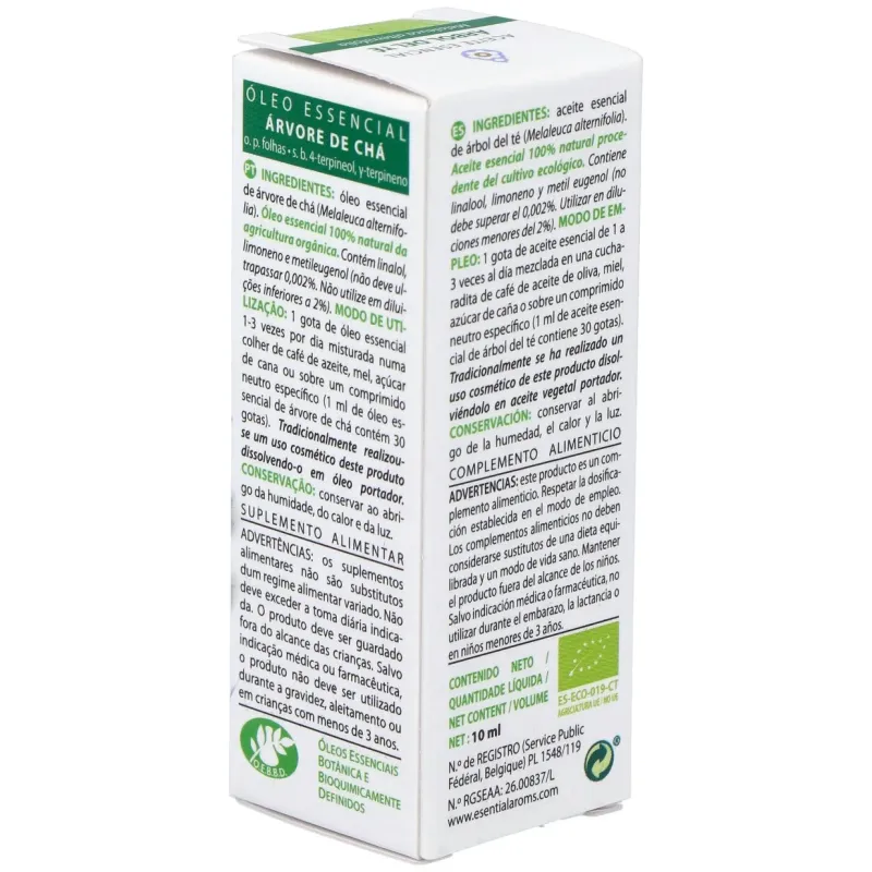 Esential aroms aceite esencial arbol de té 10ml | Farmacia Barata