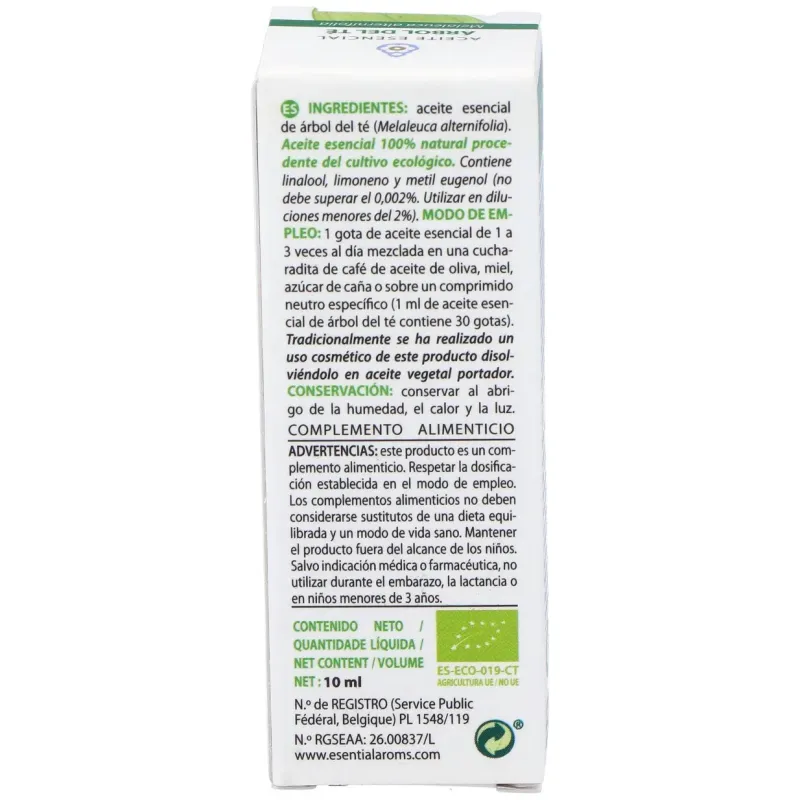 Esential aroms aceite esencial arbol de té 10ml | Farmacia Barata