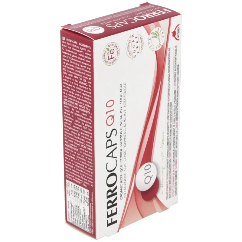Intersa ferrocaps q10 60 capsulas | Farmacia Barata