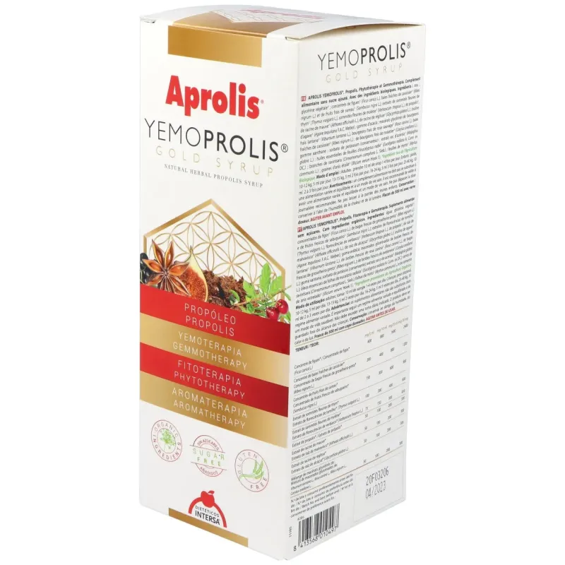 Intersa aprolis yemoprolis gold syrup 500ml | Farmacia Barata
