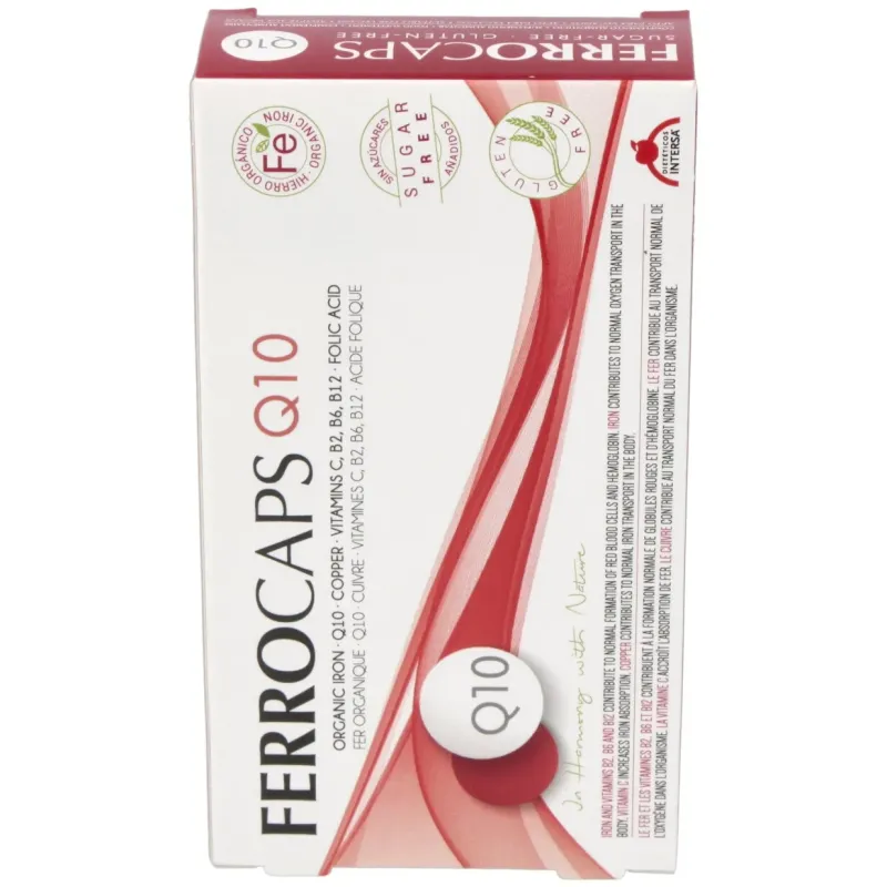 Intersa ferrocaps q10 60 capsulas | Farmacia Barata