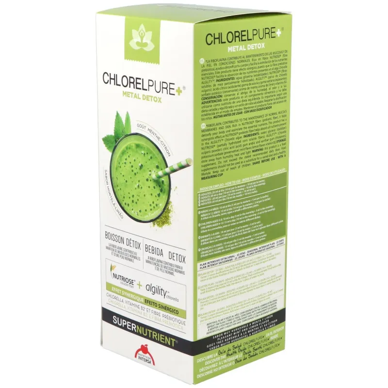 Chlorelpure metal detox 500 ml intersa | Farmacia Barata