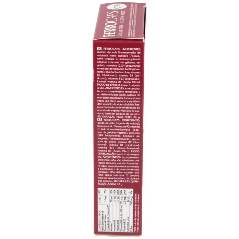 Intersa ferrocaps q10 60 capsulas | Farmacia Barata