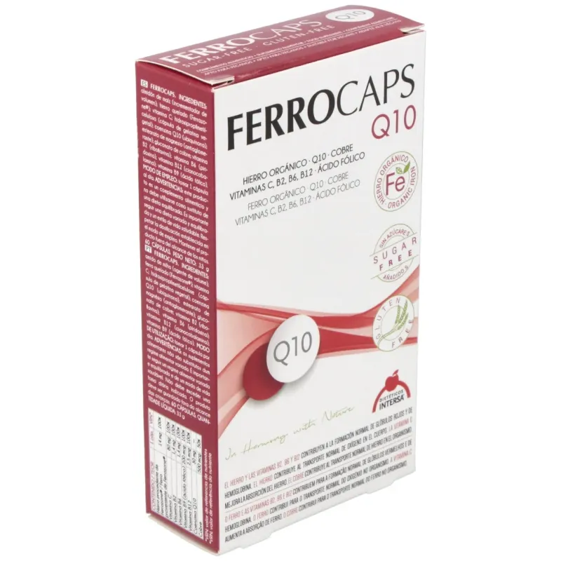 Intersa ferrocaps q10 60 capsulas | Farmacia Barata