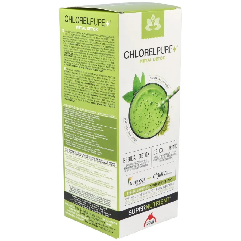 Chlorelpure metal detox 500 ml intersa | Farmacia Barata