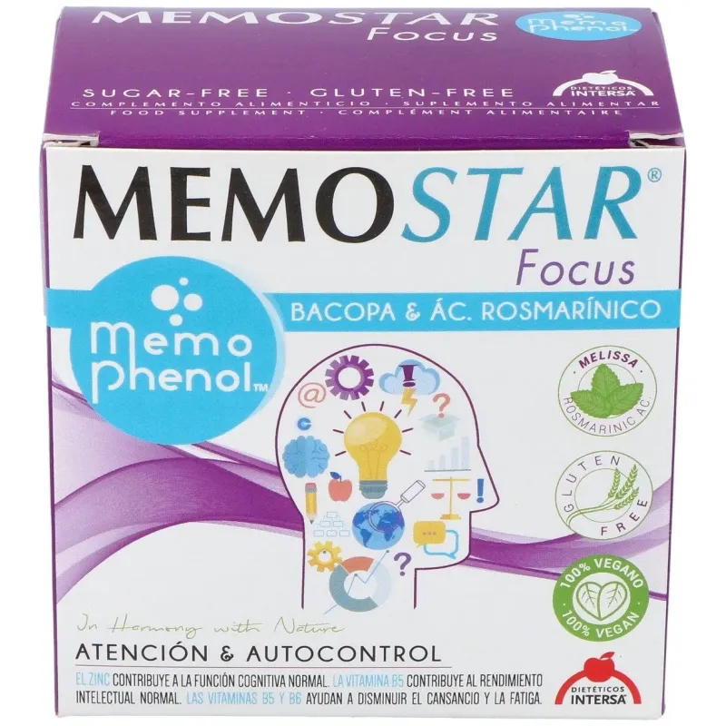 Intersa memostar focus 30 sobres | Farmacia Barata