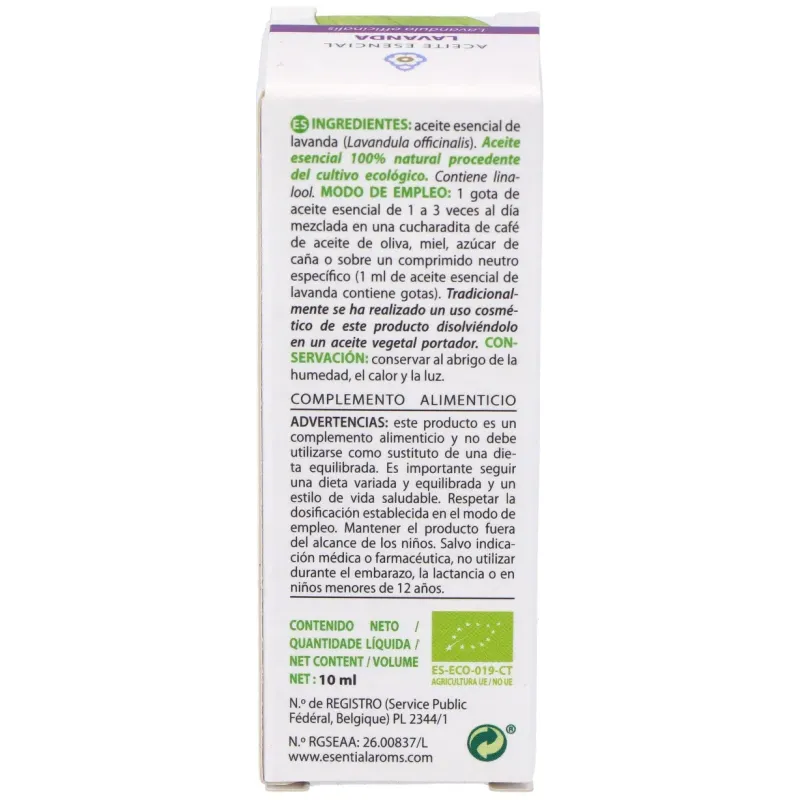 Esential'arôms aceite esencial de lavanda bio 10ml | Farmacia Barata