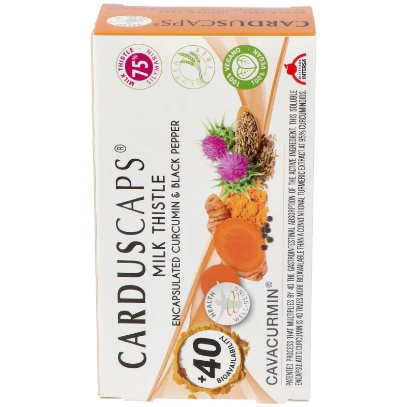 Dietéticos intersa cardus curcuma 60caps | Farmacia Barata