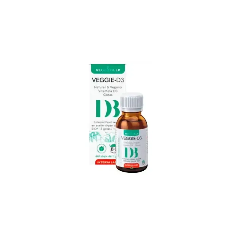 Intersa veggie vitamina d3 gotas 20ml | Farmacia Barata