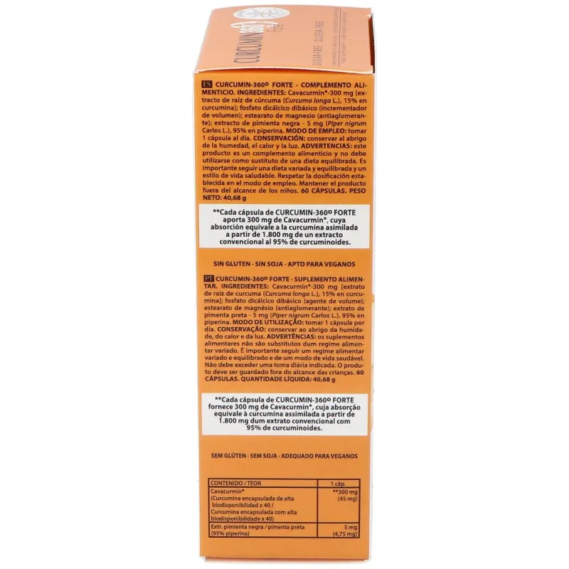 Intersa curcumin 360º forte 60 capsulas | Farmacia Barata Intersa curcumin 360º forte 60 capsulas | Farmacia Barata