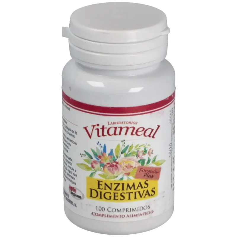 Vitameal enzimas digestivas plus 100caps | Farmacia Barata