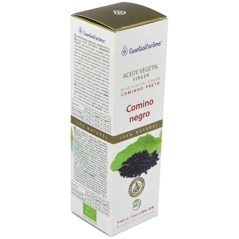 Esential'arôms aceite vegetal virgen extra comino negro 100ml | Farmacia Barata