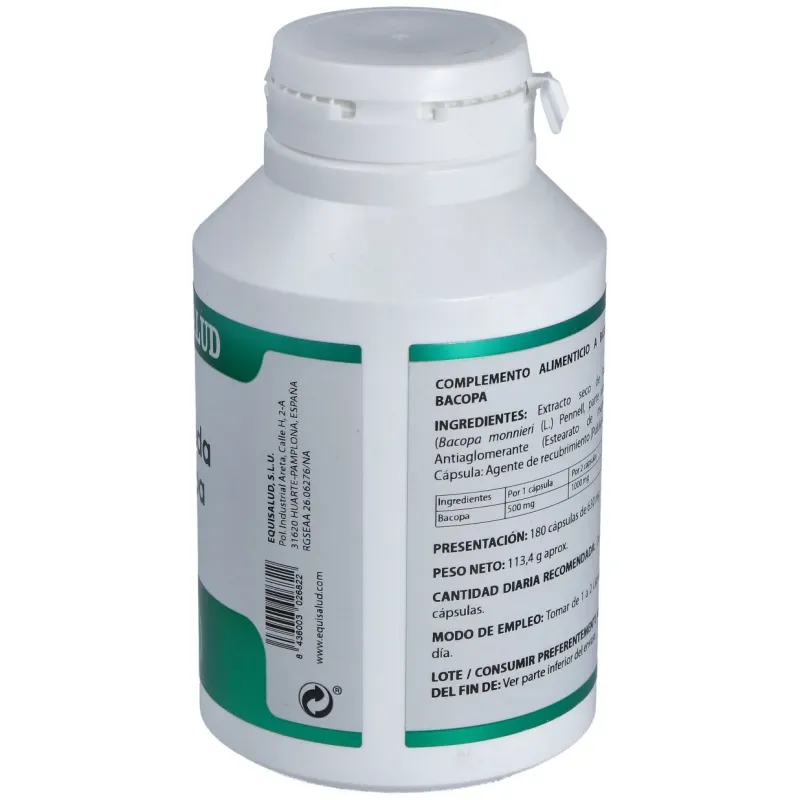 Equisalud ayurveda bacopa 180caps | Farmacia Barata