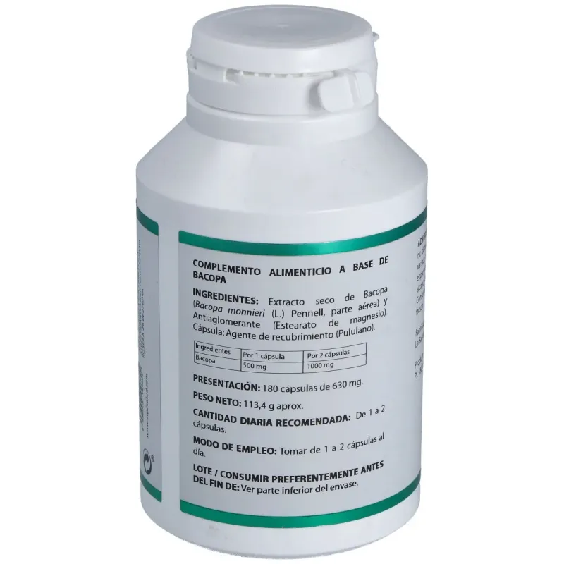 Equisalud ayurveda bacopa 180caps | Farmacia Barata
