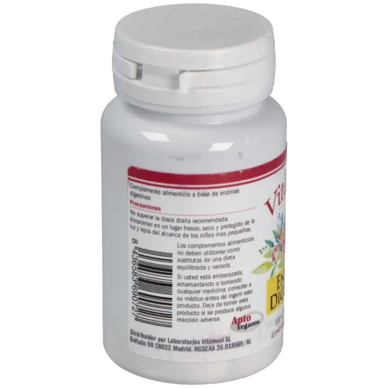 Vitameal enzimas digestivas plus 100caps | Farmacia Barata
