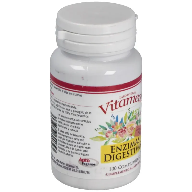 Vitameal enzimas digestivas plus 100caps | Farmacia Barata