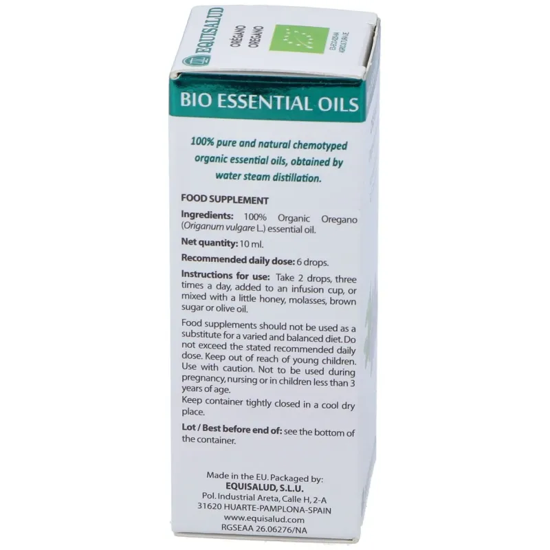 Bio essential oils oregano ac. esencial 10ml. | Farmacia Barata