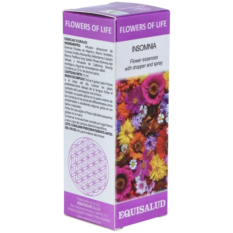 Flower of life insomnio 15ml. | Farmacia Barata