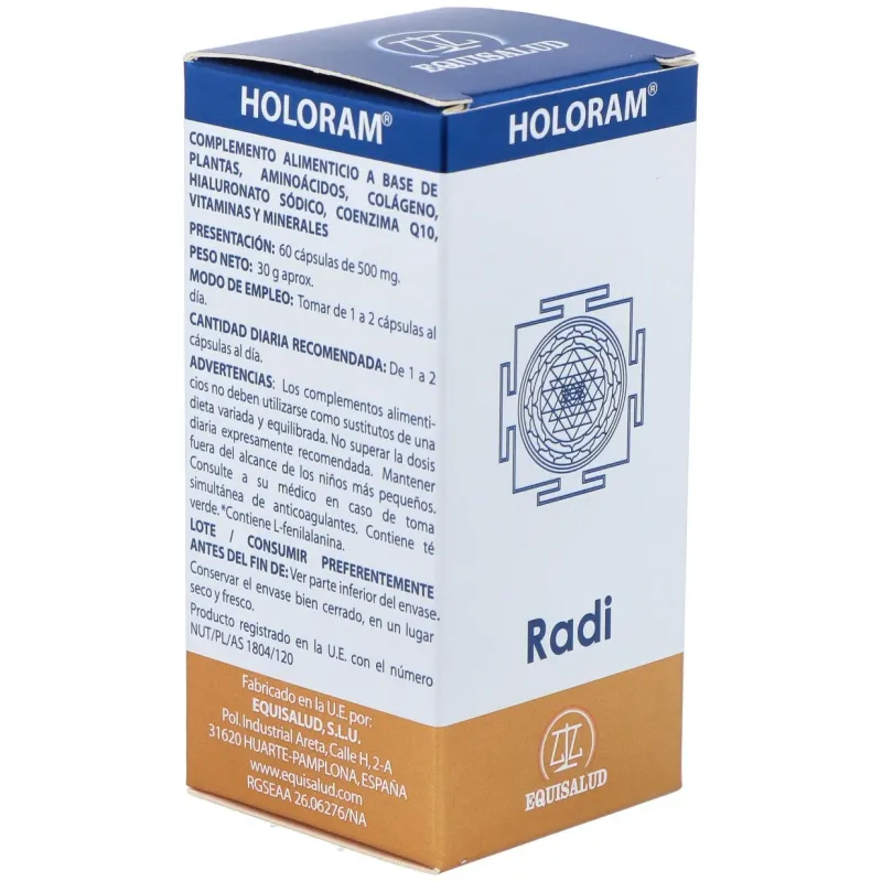 Equisalud holoram radi 60caps | Farmacia Barata