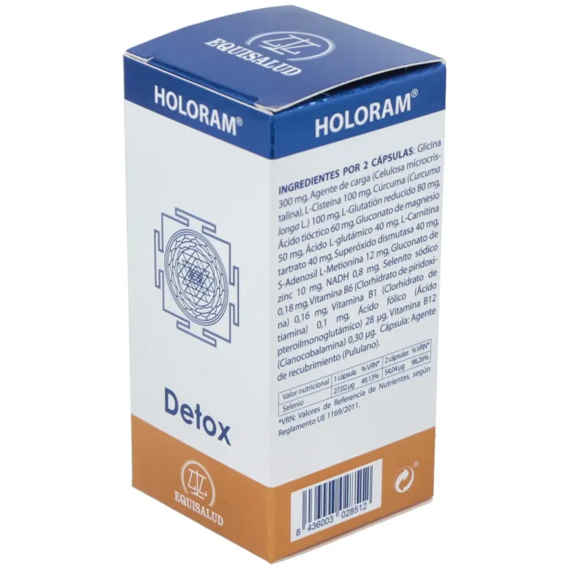 Equisalud holoram detox 60caps | Farmacia Barata